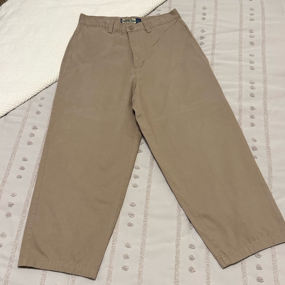 ALK men’s authentic khakis flat front.